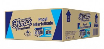 PAPEL HIGIÊNICO INTERFOLHADO CAI-CAI FLORAX
