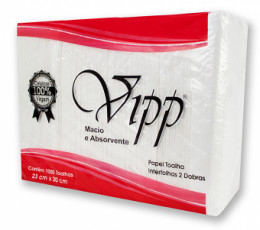 PAPEL TOALHA INTERFOLHADO VIPP